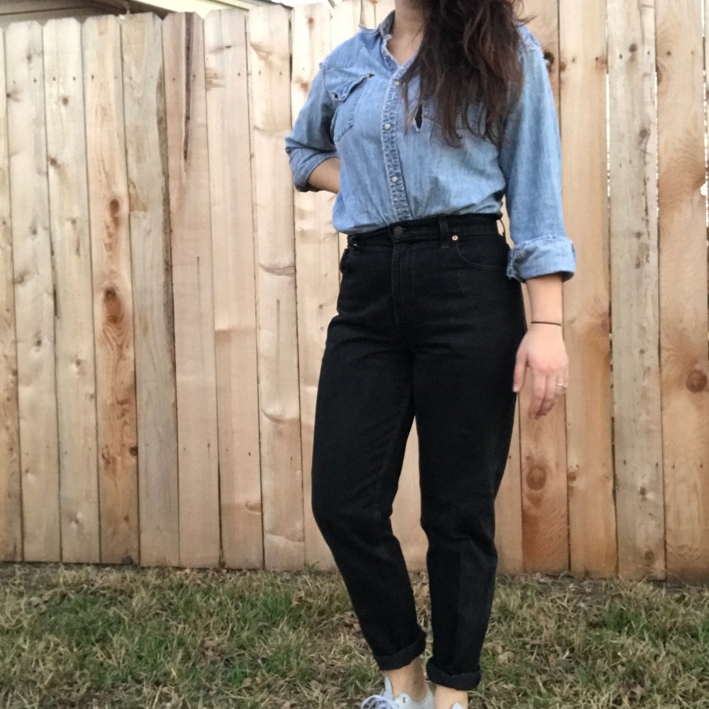 Levi's 551 Vintage Black High Rise Jeans